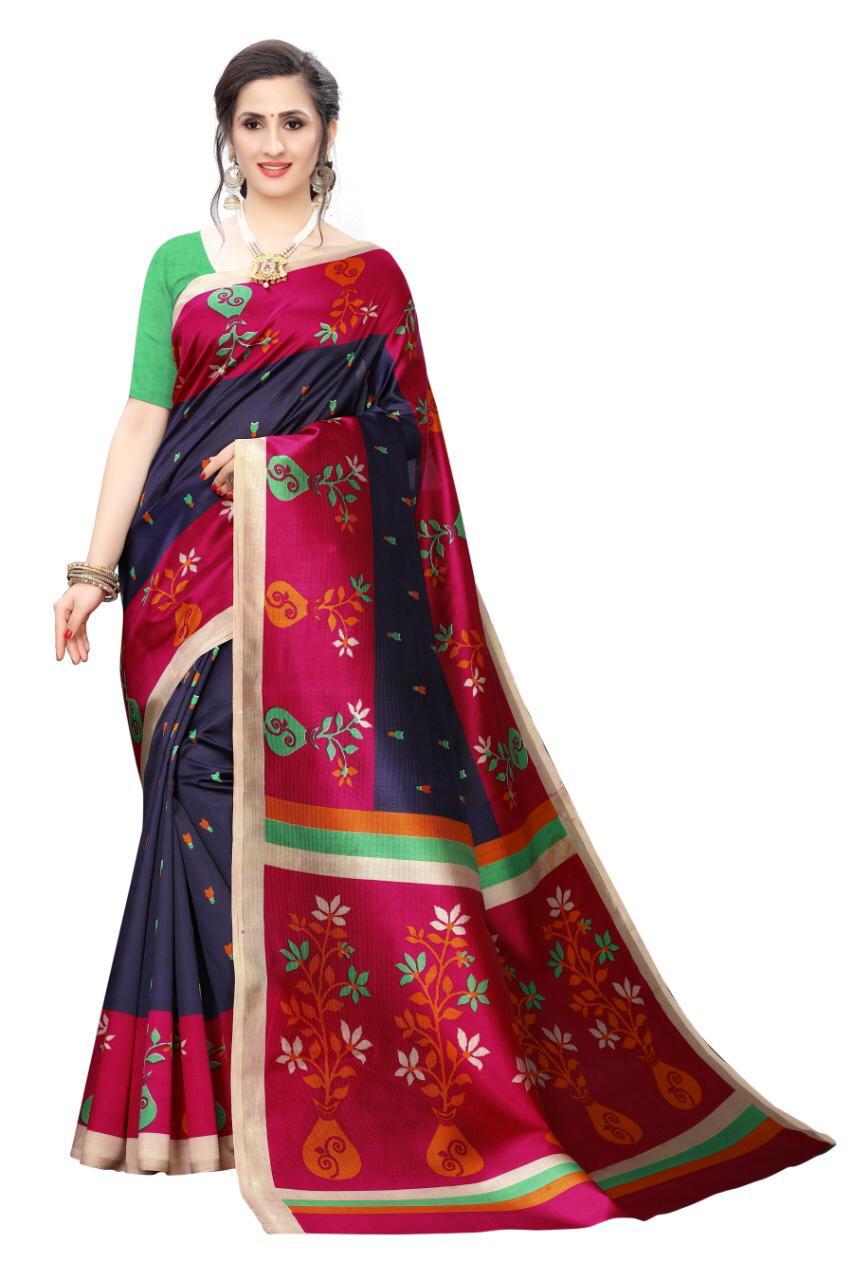 Mysore Silk Heavy Printed Saree Collection