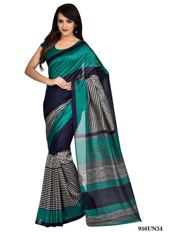 New Exclusive Bhagalpuri Saree With Blouse Collection