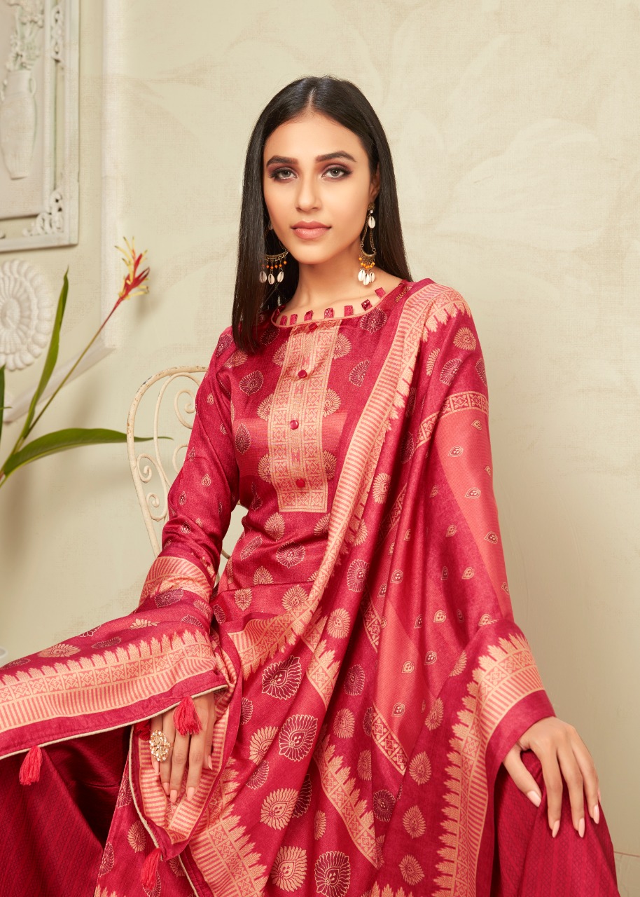 Bipson Colours 2 Designer Tussar Silk Jacquard Digital Print Salwar Suit Catalog at Wholesale rate