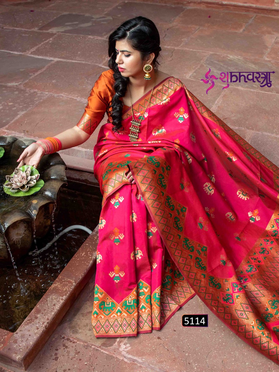 Shubh Vastra Patola Vol 2 Designer Patola Silk  Wedding Wear Saree Catalog at Wholesale rate 