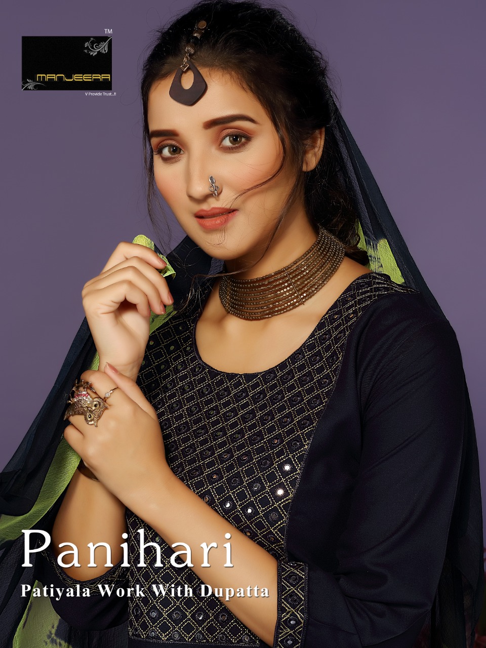 Manjeera Panihari  Designer Rayon Festive Wear Patiala Suit Catalog at Wholesale rate 