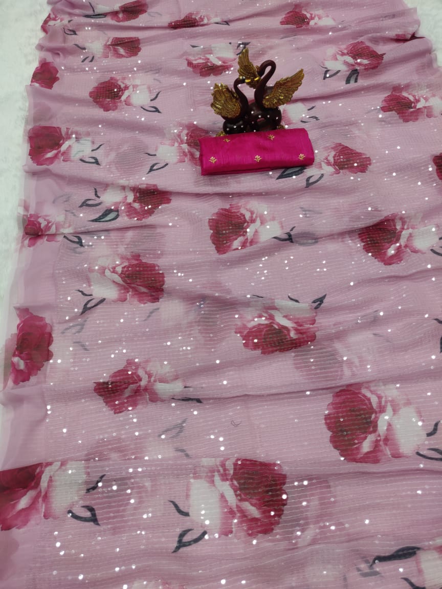 Thankar Beautiful Heavy Georgette Festive Wear Saree Catalog at Wholesale rate 