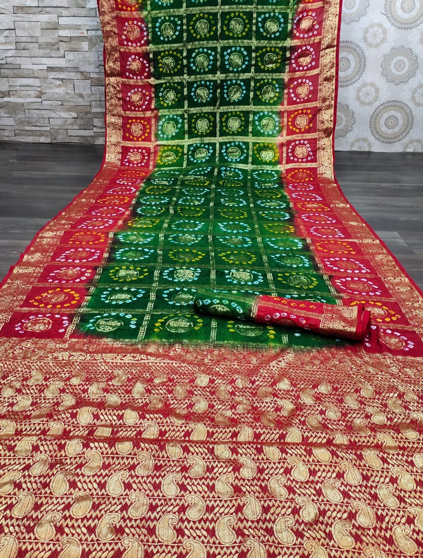 Shivani Sahi Stylish Gharchola Silk Zari Checks Festive Wear Saree  Catalog at Wholesale rate 