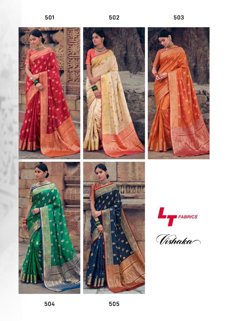 LT Vishaka Presents New Designer Soft Krystal Silk Saree At Wholesale Rate