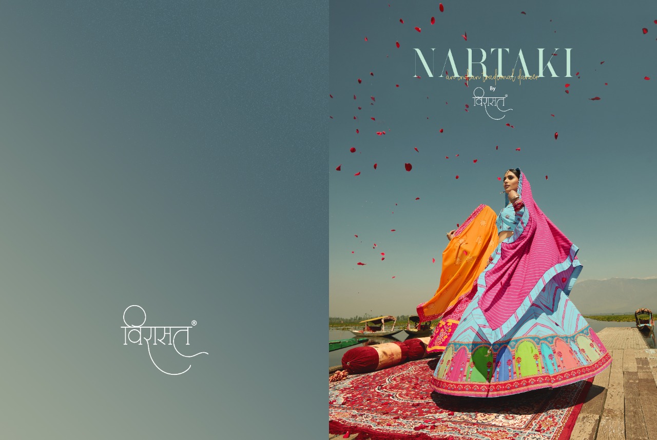 Virasat Nartaki Presents Exclusive Partywear Lehenga Choli At Wholesale rate