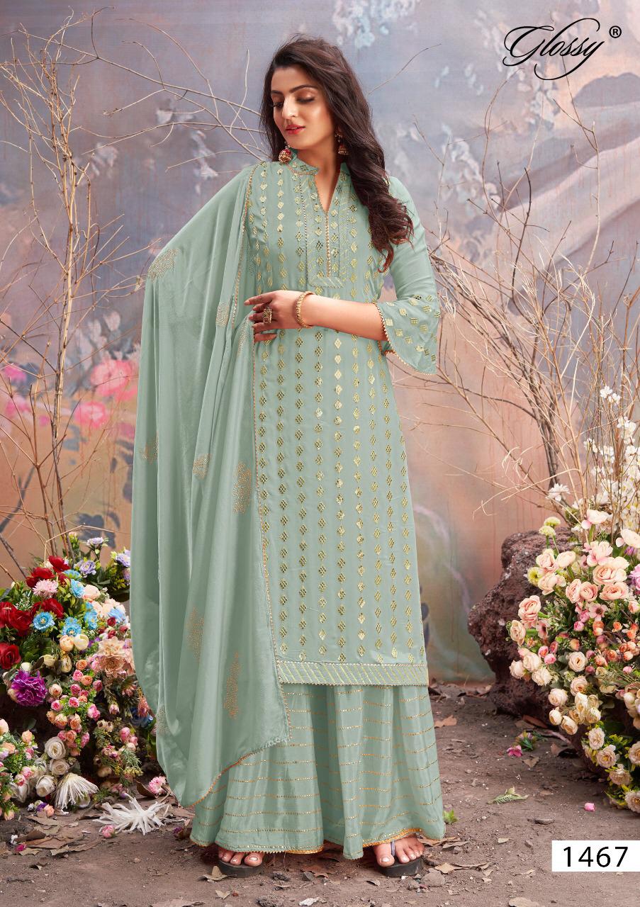 designer exclusive new pure viscos chinnon gota work salwar suit at ...