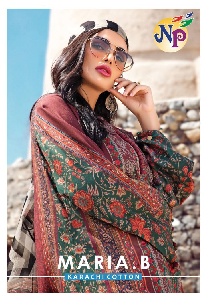 NP Marai-B Designer Catlouge Karachi Cotton Dress Material 