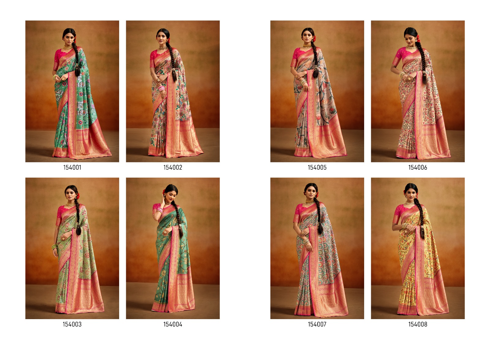 Festival wear Banarasi silk zari weave with beautiful floral digital printed saree