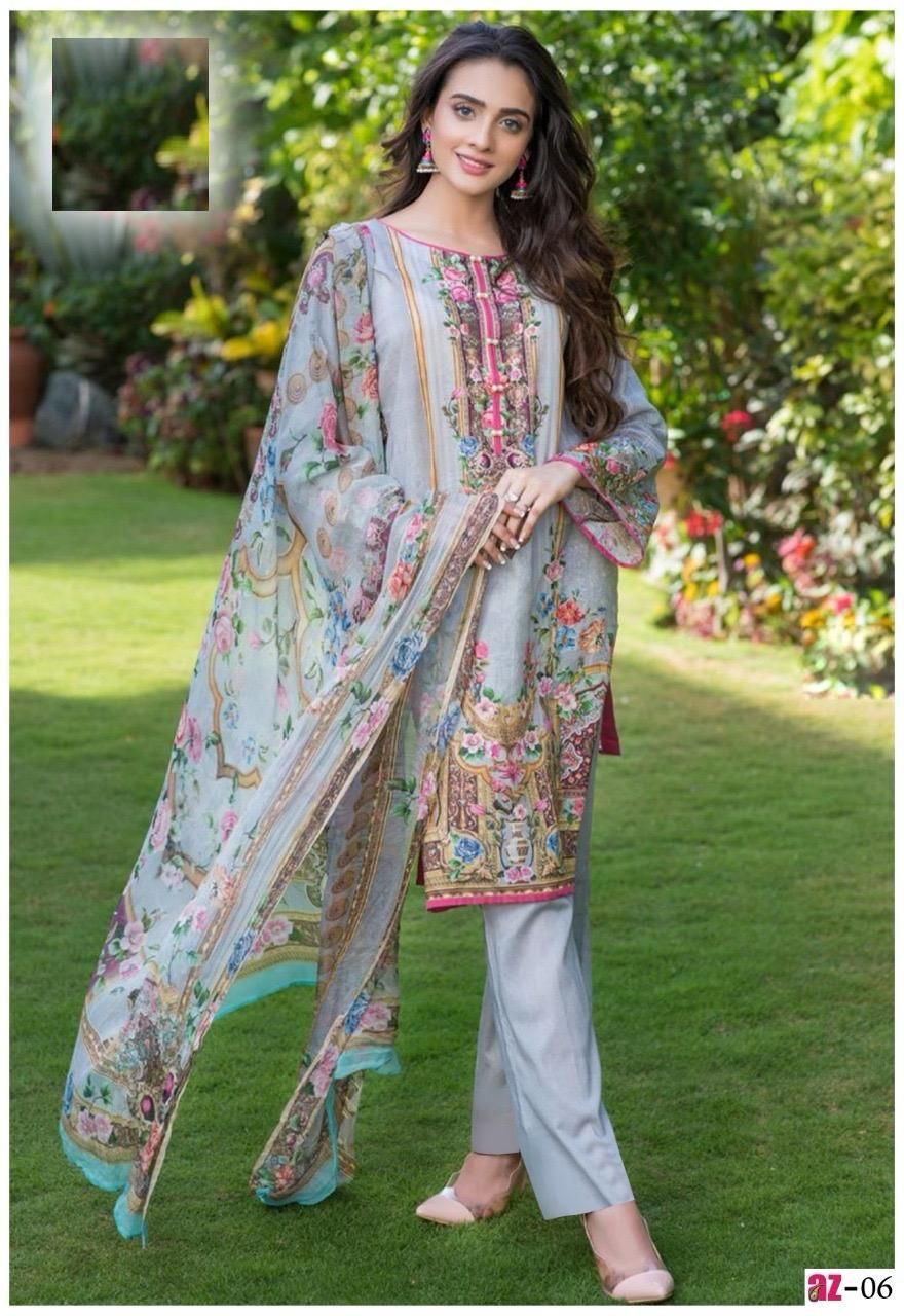 New Pakistani suit Heavy Embroidered and silk viscous and designer dupatta set original lawn collection