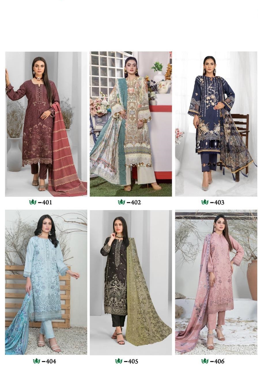New Pakistani Pure Heavy Lawn Organza embroidered with handwork and cotton dupatta suit for online sale
