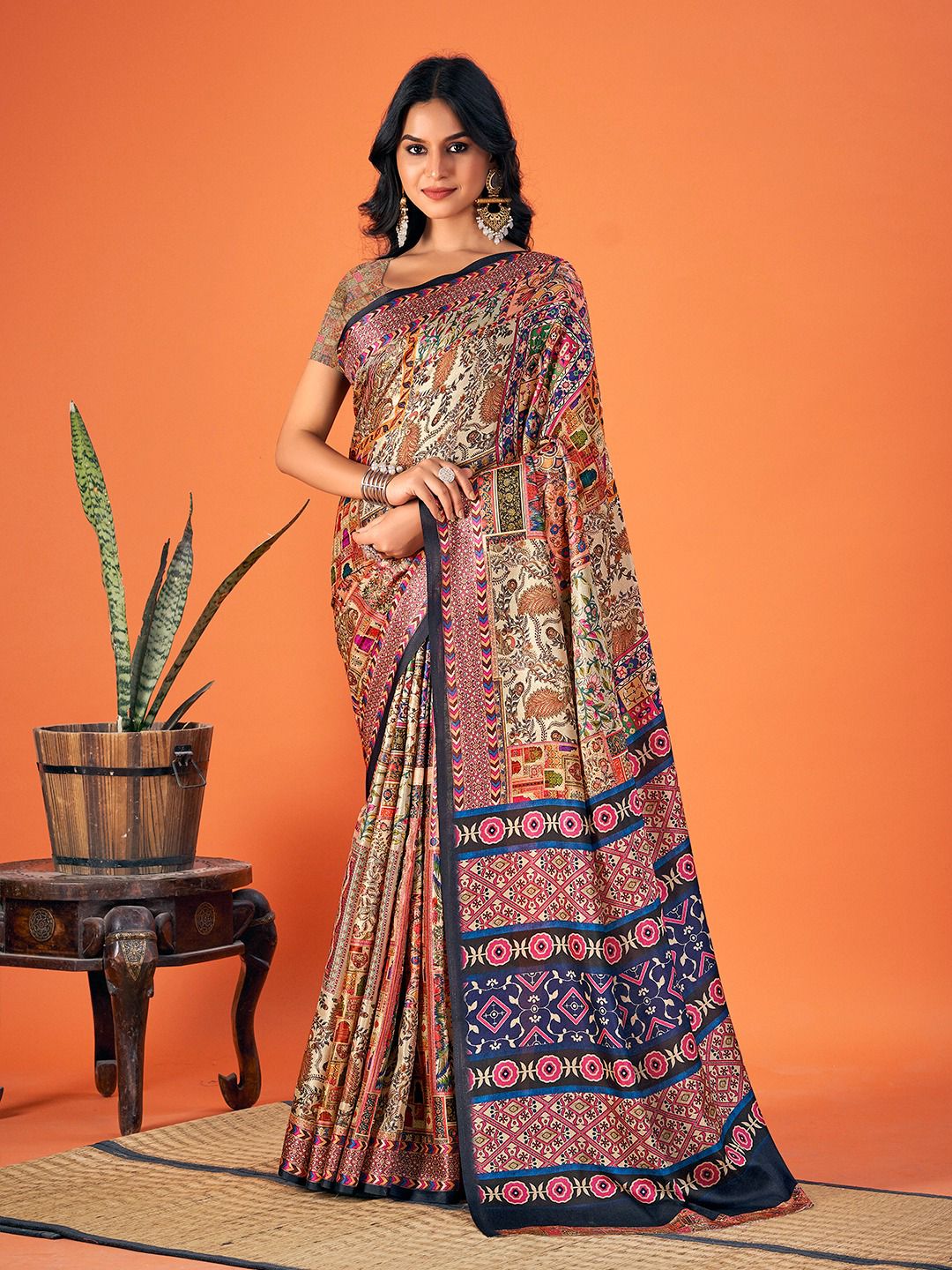 Launched a new catalog Pashmina silk saree for women online sale