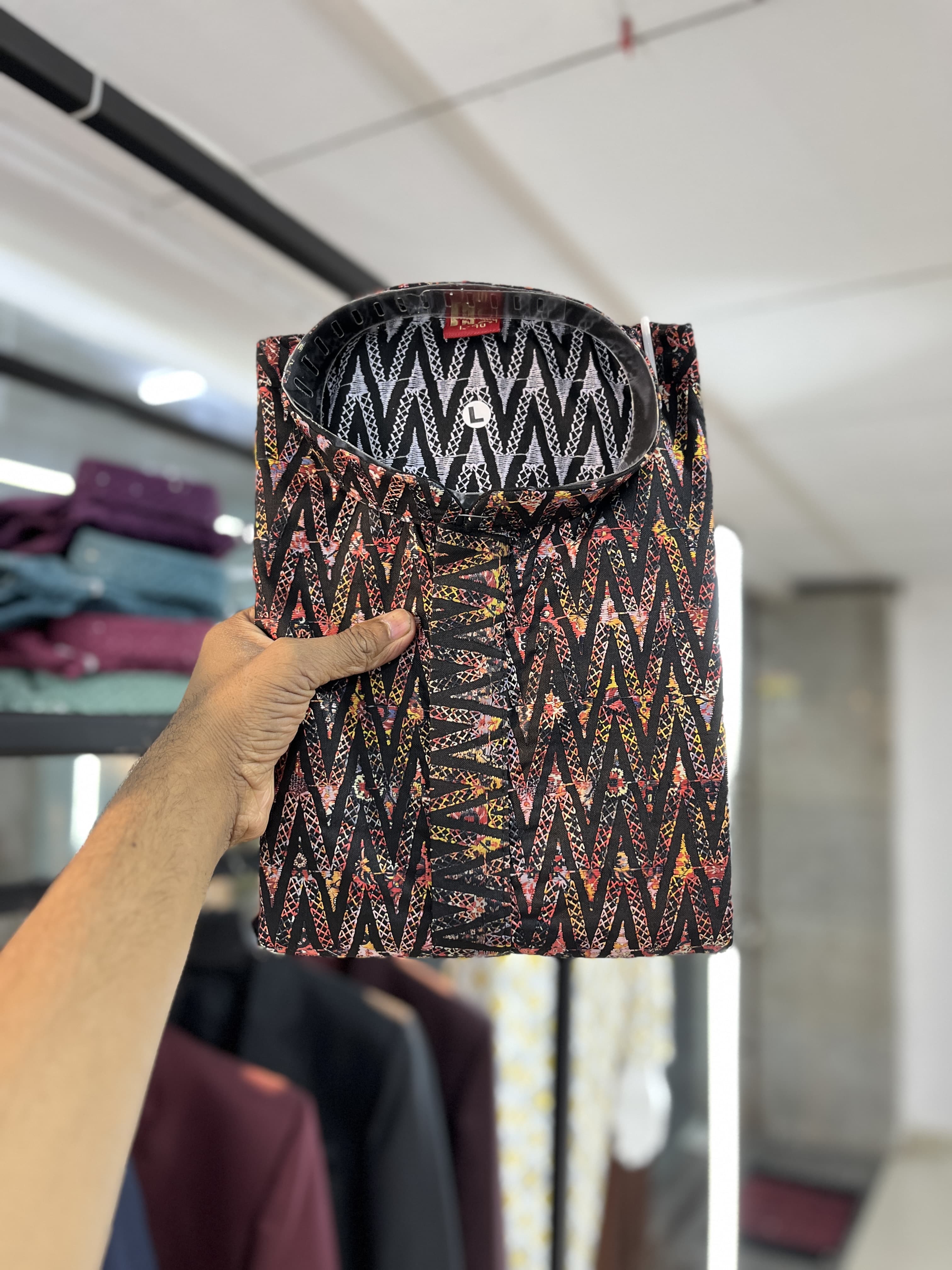 Heavy Cotton Rayon Lucknow Digital Print Kurt for Men collection