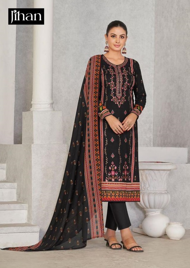 PURE LAWN PRINT WITH EXCLUSIVE HEAVY SELF EMBRODERY SUIT