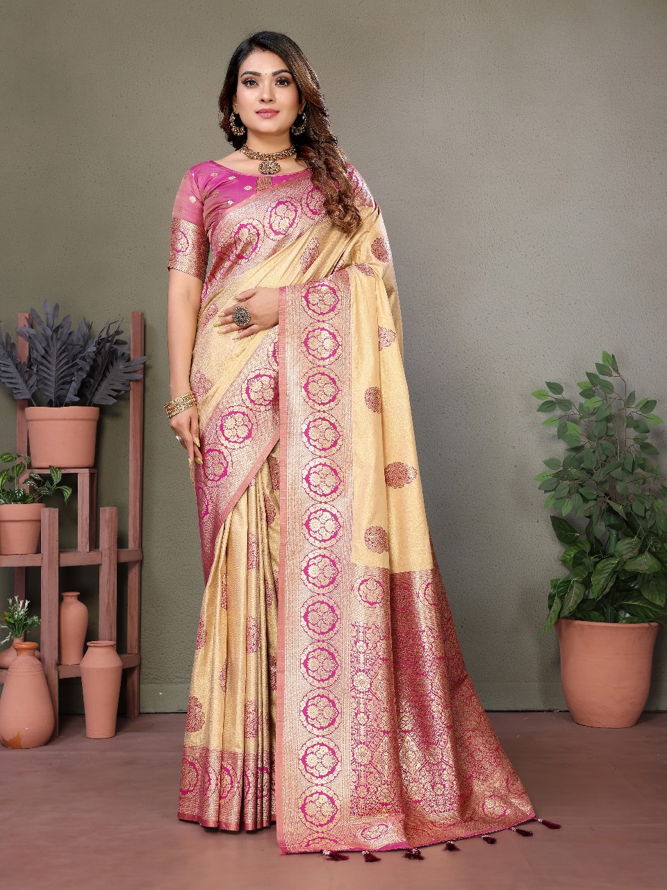 Pretty Viscose Silk sarees in super budget range