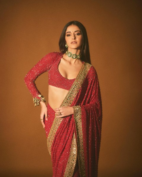 pura blooming georgette jari sarees 