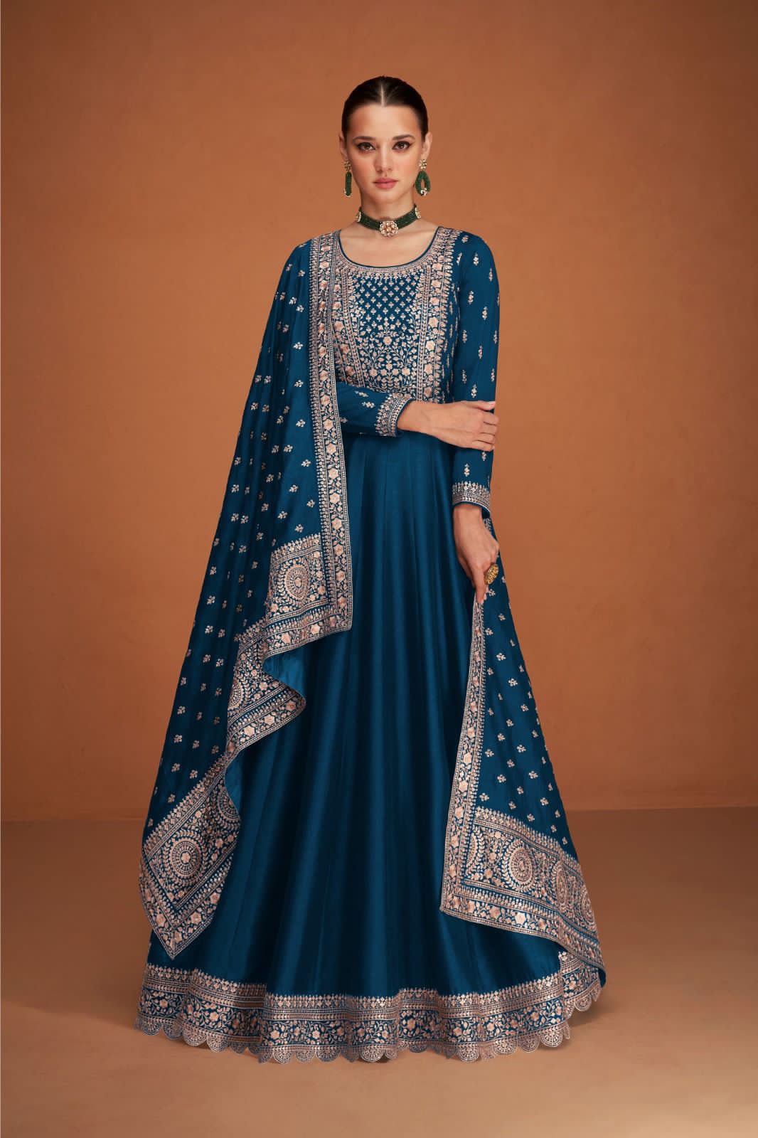 Heavy Premium Silk With Embroidery Sequence Work Lehenga