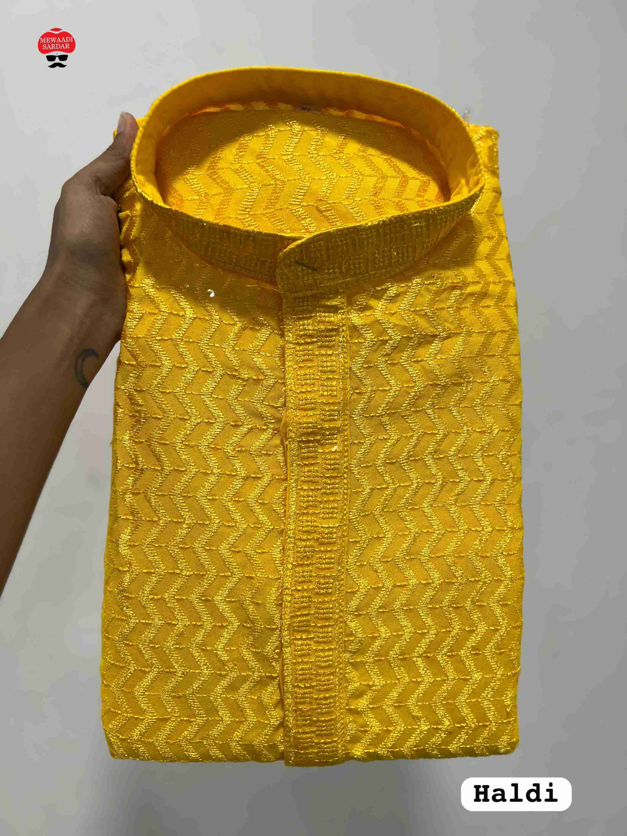 Premium Rayon With Embroidery and Sequins Work Both Side Kurta