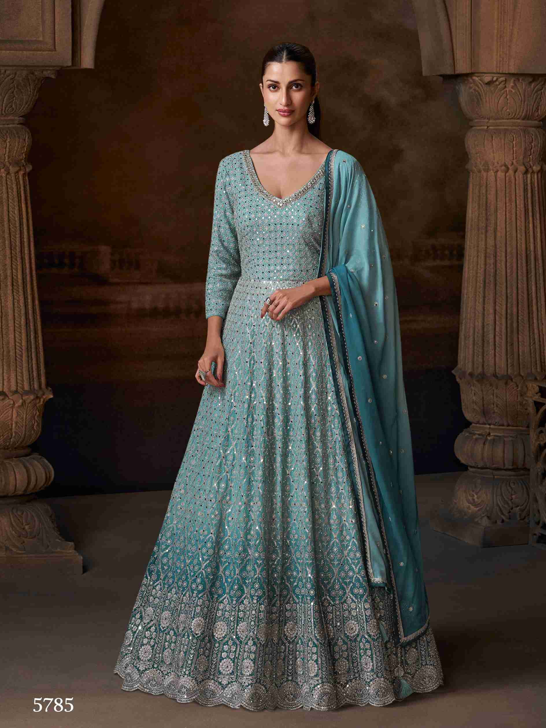 Heavy Real Georgette With  Sequence &  Embroidery Stich Work Suit