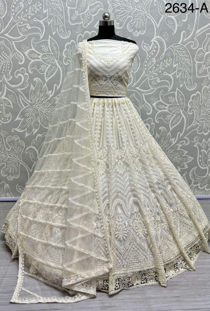 Perfect Partywear Full of Motif Handwork Designer Lehenga choli 