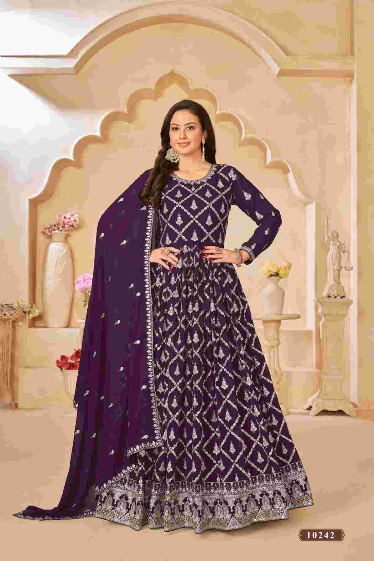 HEAVY FOX GEORGETTE WITH EMBROIDERY WORK SUIT 