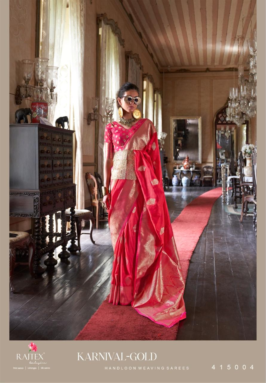 TWO TONE HANDLOOM WEAVING SILK SAREE