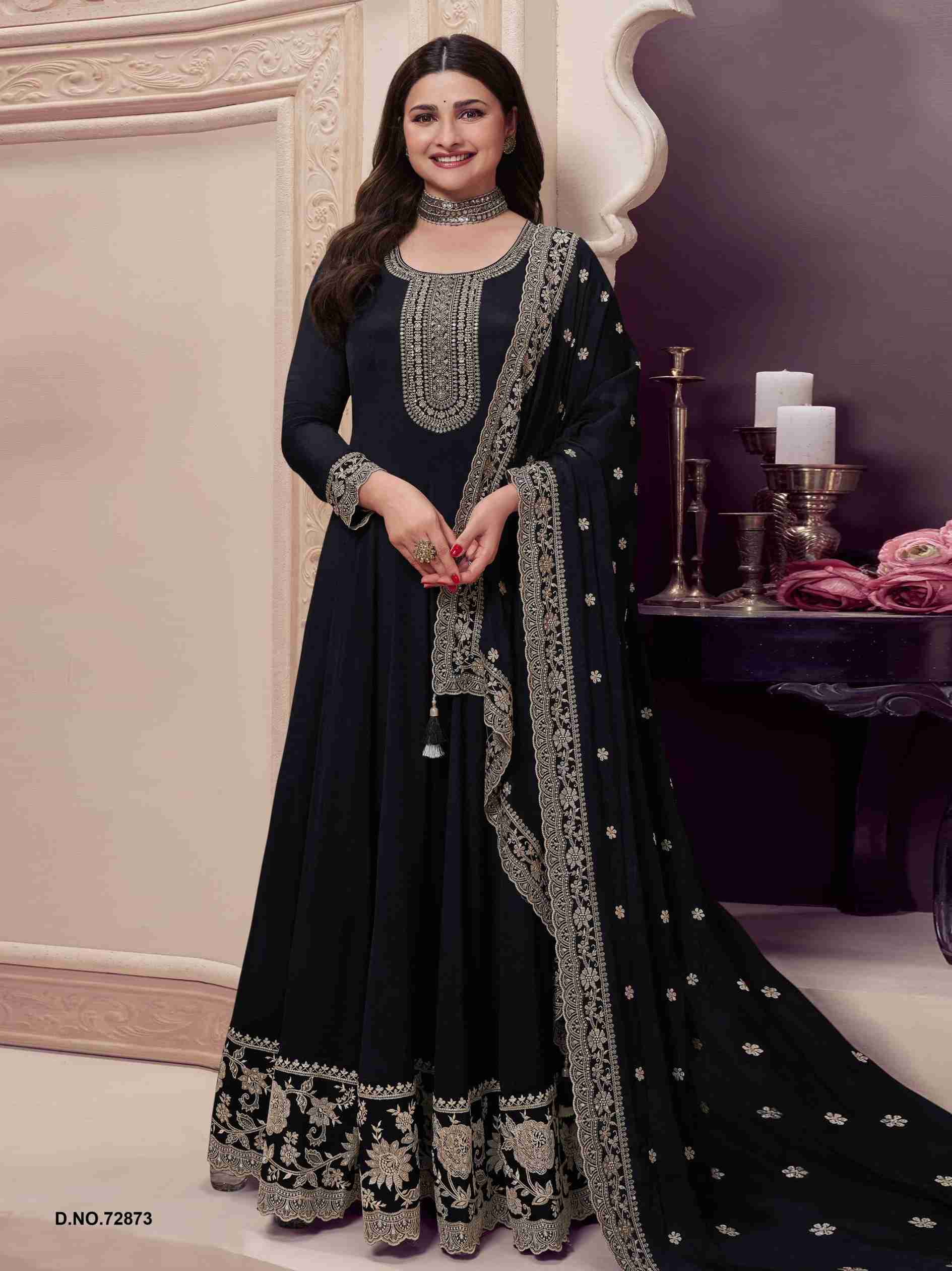 Chinon with Embroidery work Salwar Suit