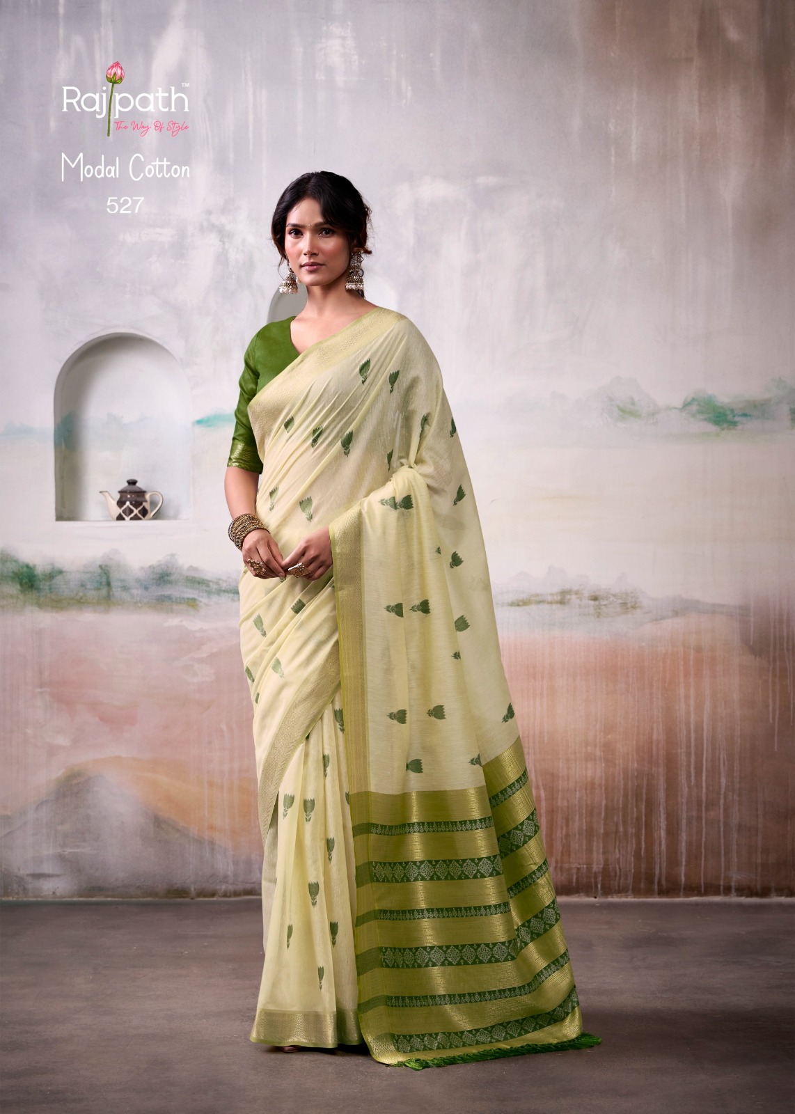 BEAUTIFUL COTTON FABRIC PRINTED SAREE