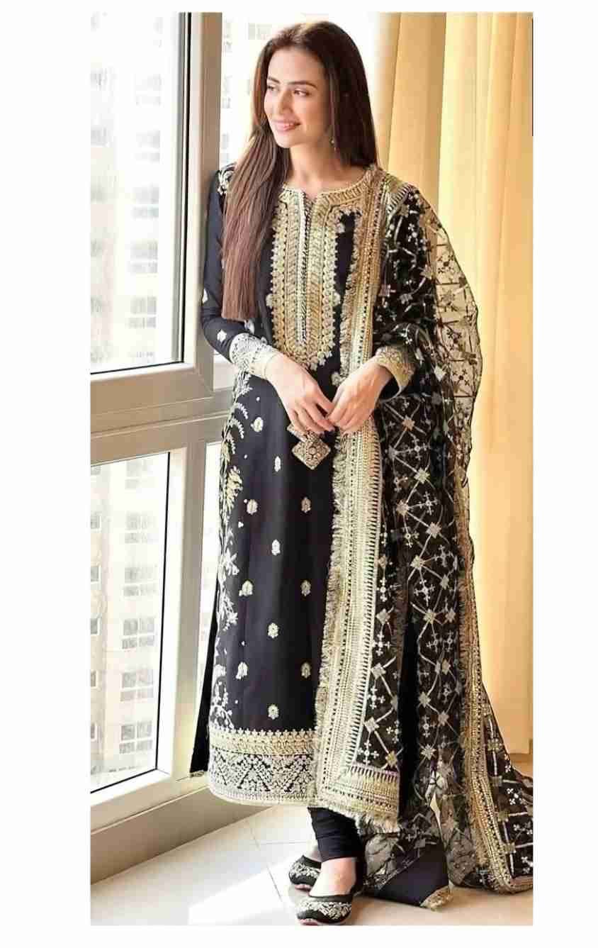 Georgette with Embroidery work Suit
