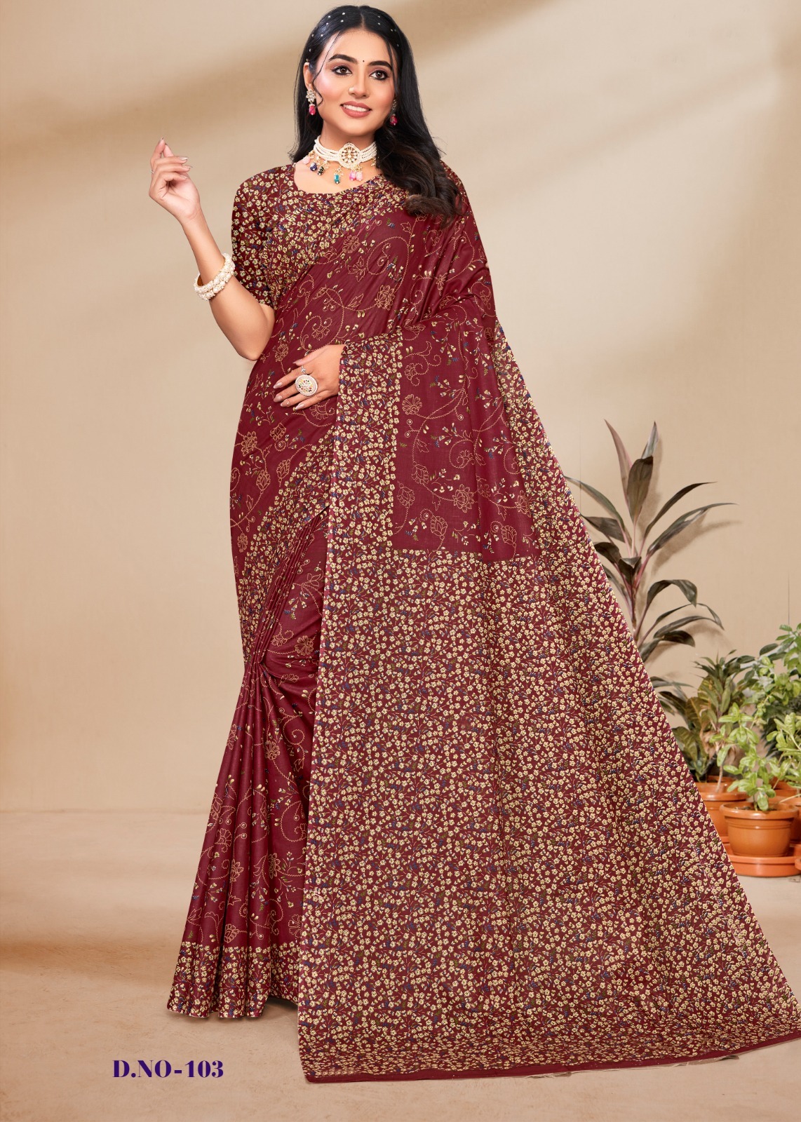 Pure Mulmul Cotton Printed Saree
