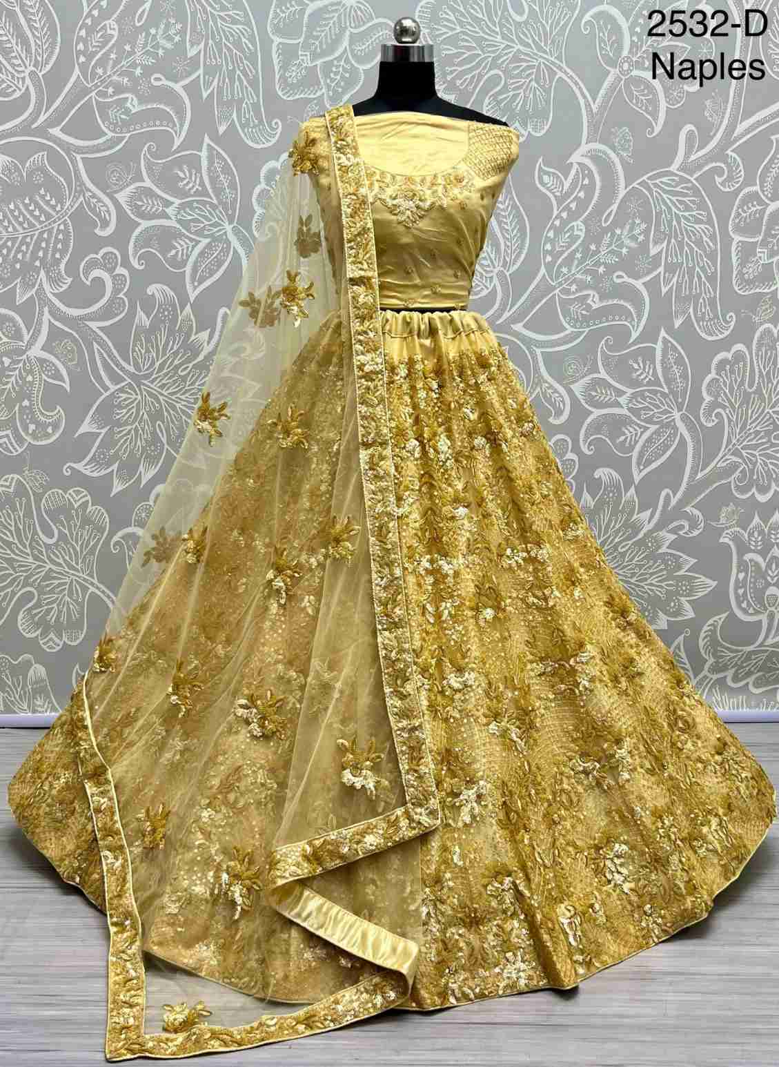 Heavy Net with Santoon Embroidery Work Lehenga Choli
