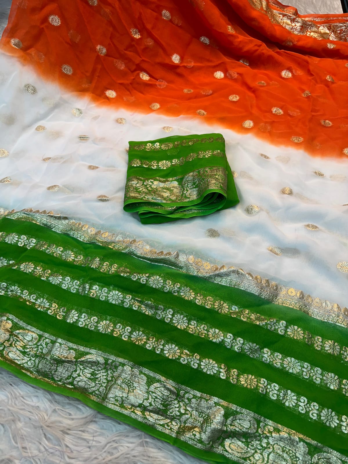 Pure Viscous saree With Contrast Matching 