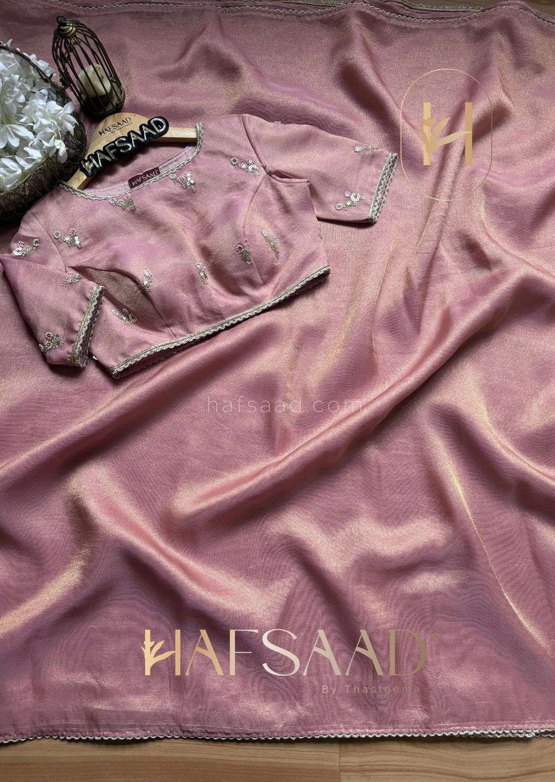 RICH TWO TONE SAREE PURE COSMOS SOFT TWO TONE FABRIC