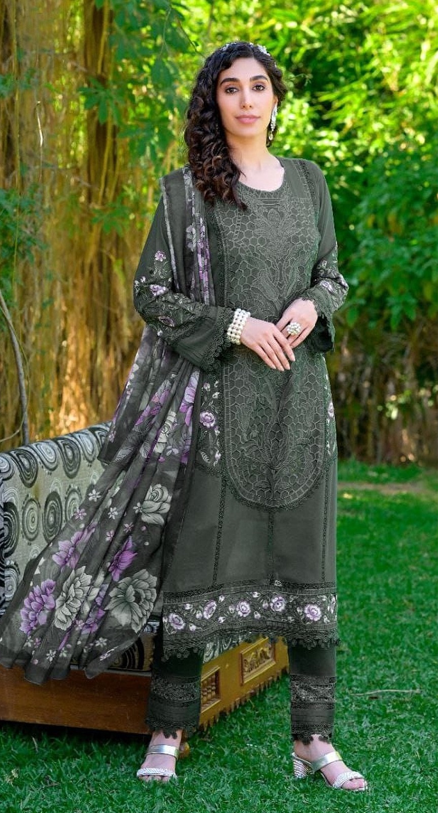 Heavy Fox Georgette With Embroidery Sequence Work Suits Online