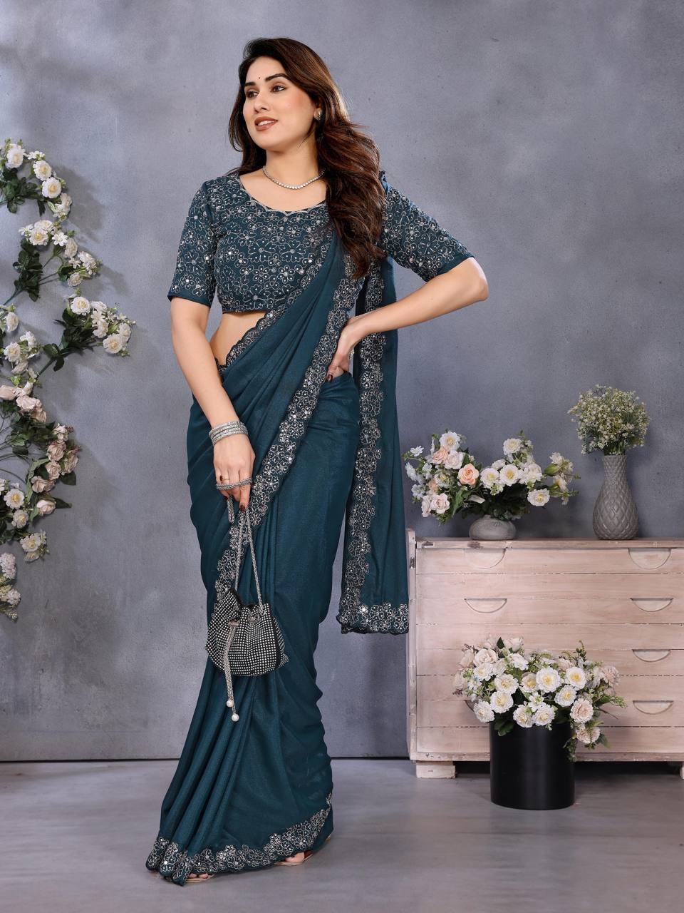 Soft Star Georgette Silk