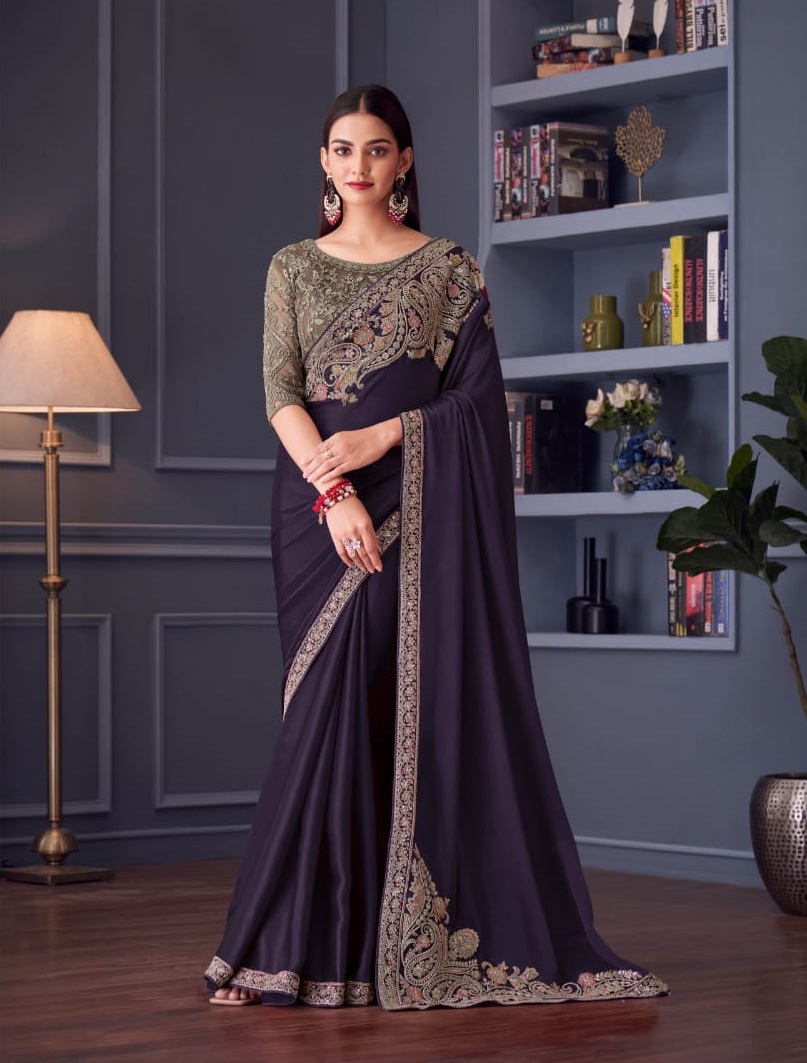 Florence Sartin Saree & Banglori Silk blouse