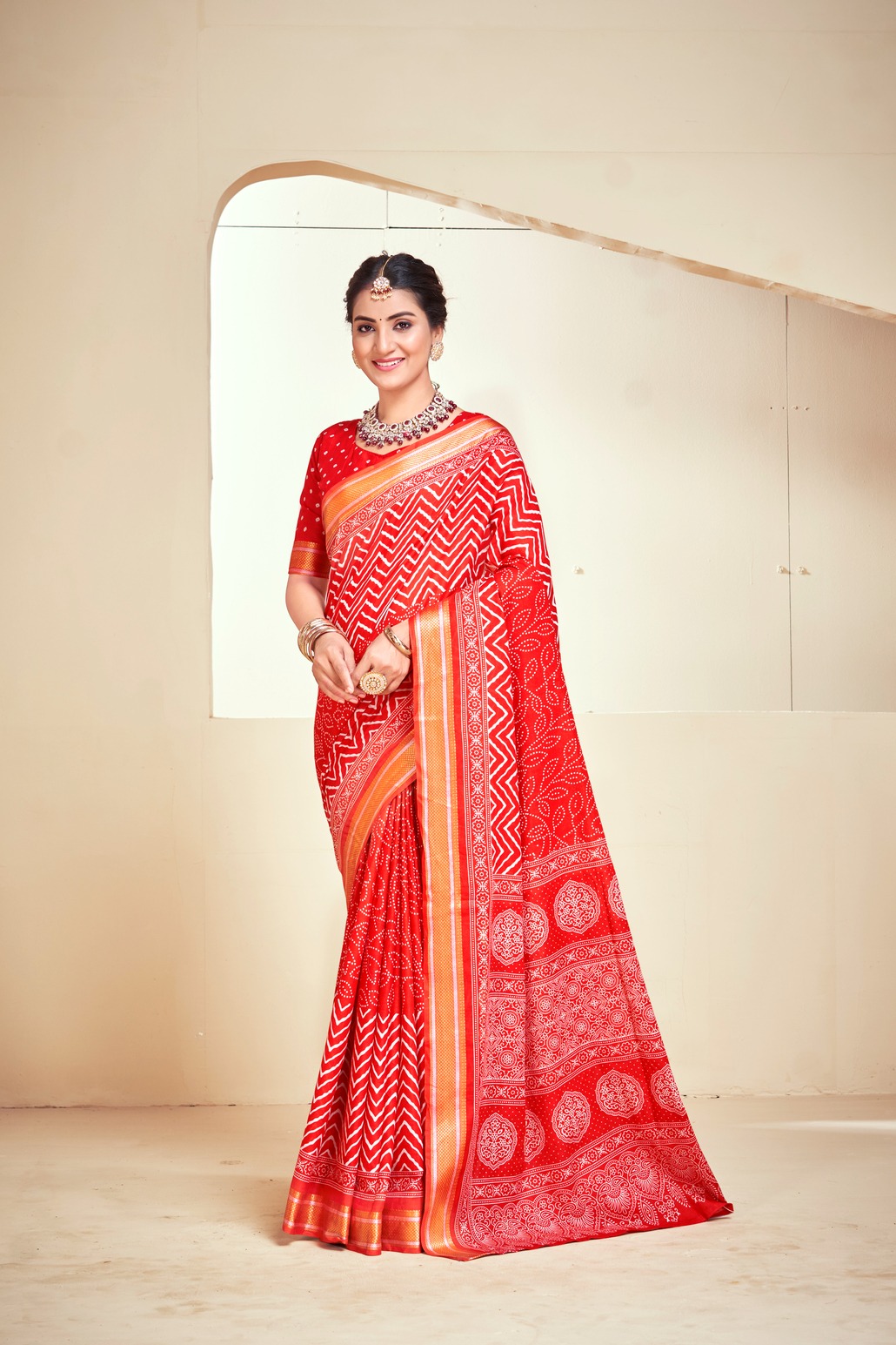 PURE MAL MAL COTTON CHATAI BORDER SAREE