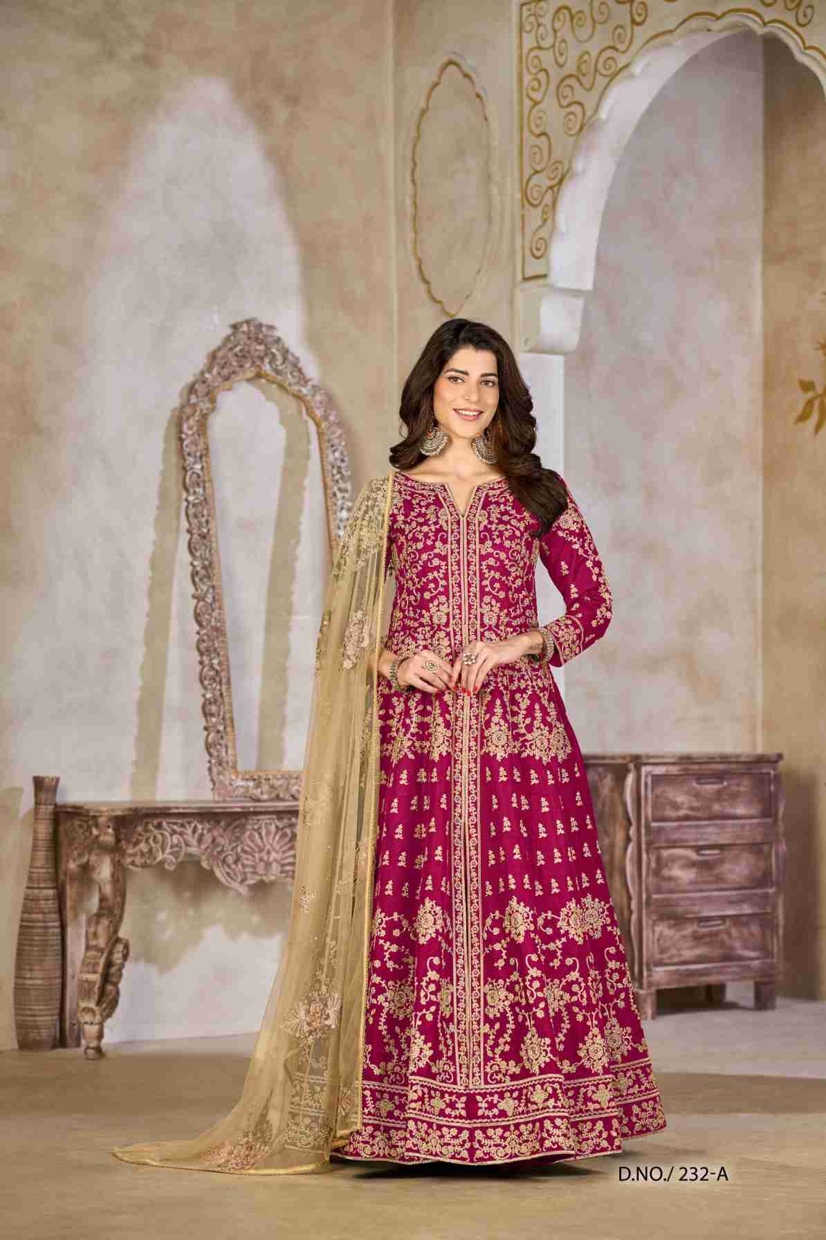 Heavy Beads Embroidery Sequence work Suit