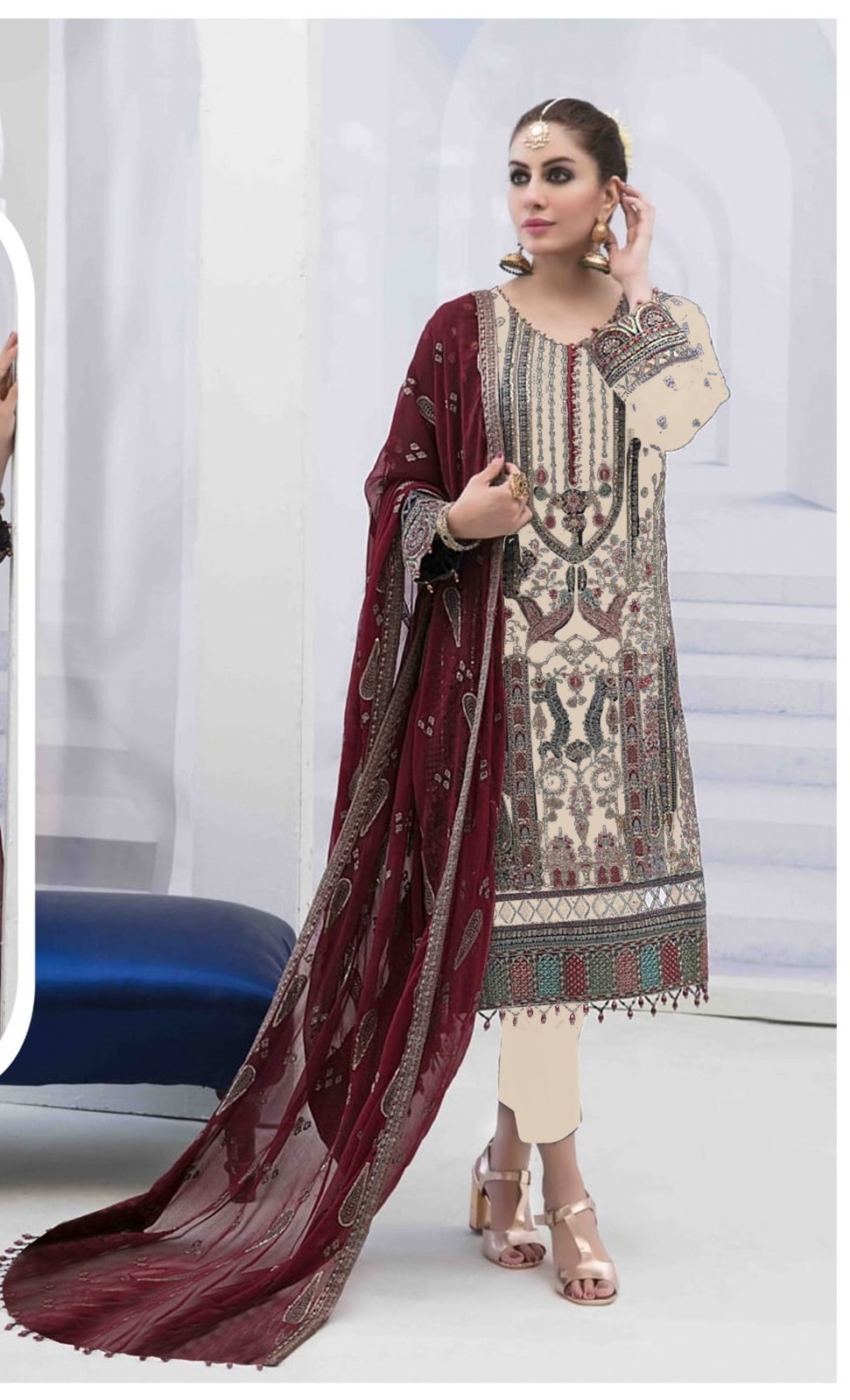 GEORGETTE EMBROIDERED BEAUTIFUL SUIT