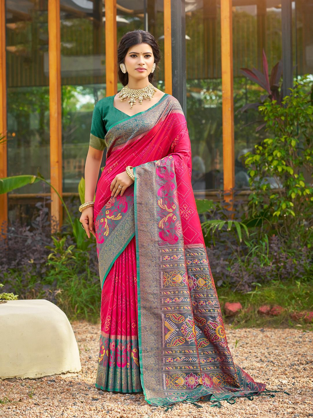 Pochampalli Soft Silk Weaving Work Saree