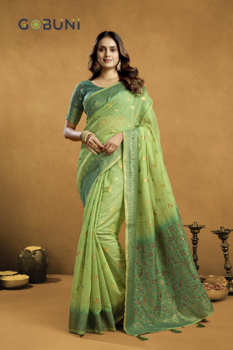 Introducing Our Premium Spun Cotton Saree Collection 