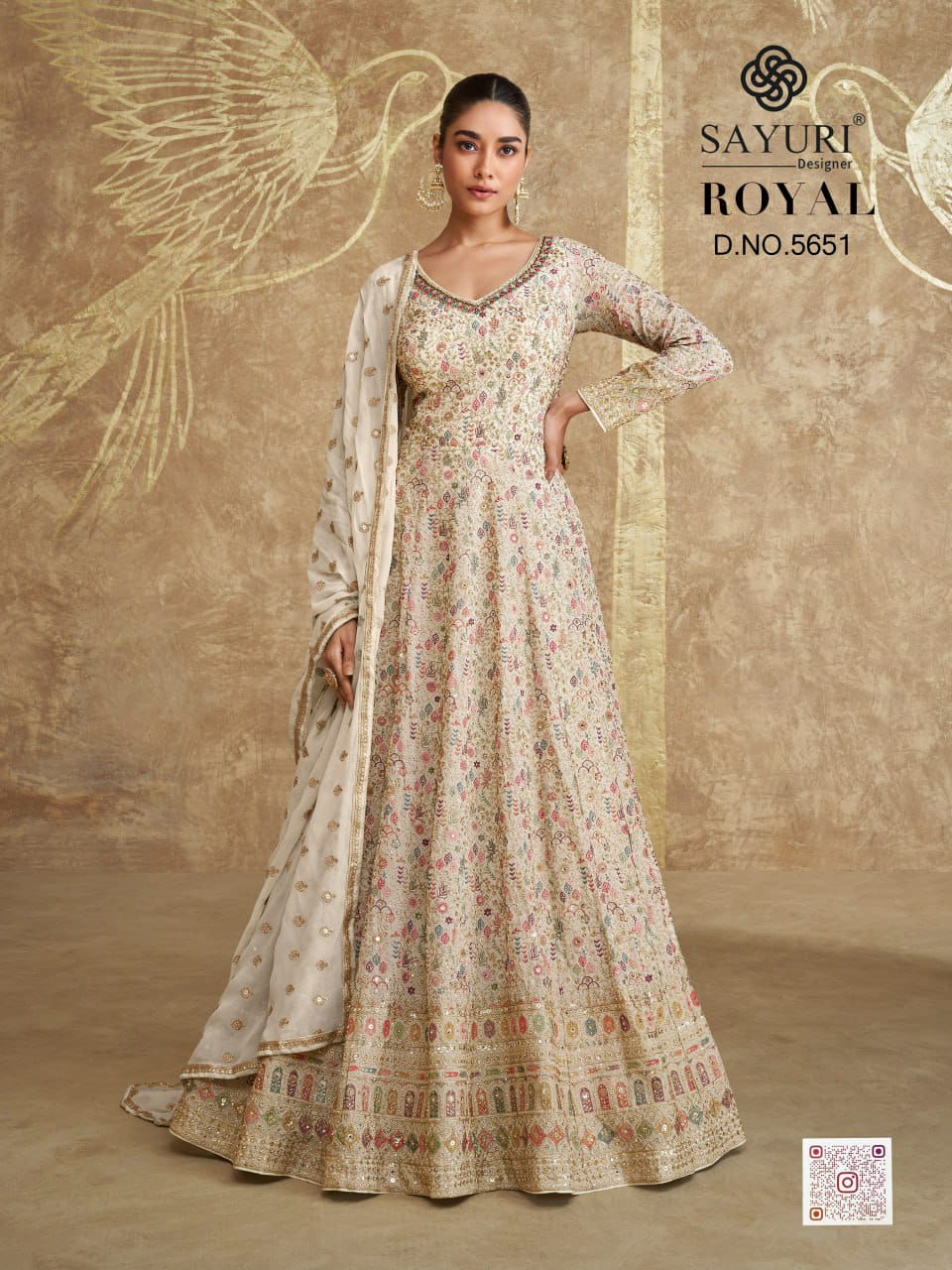 Heavy Real Gerogette With Beautyfull Embroidered siquance work Suit