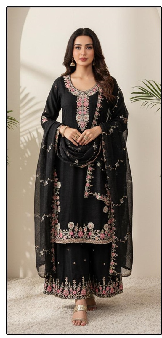 Star Chiffon Pakistani Salwar Suits