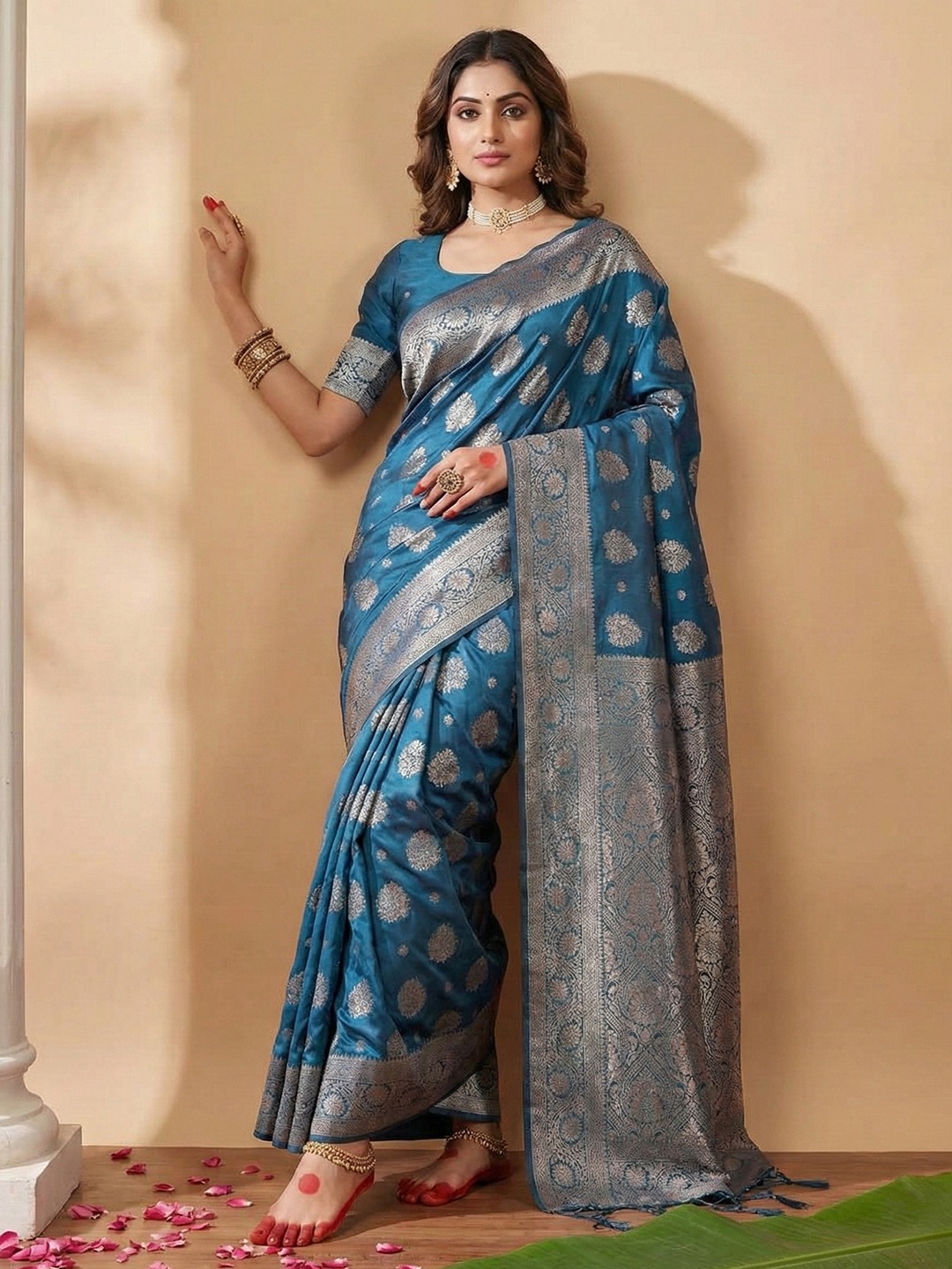  Silk Blend SOFT FABRIC SAREE 