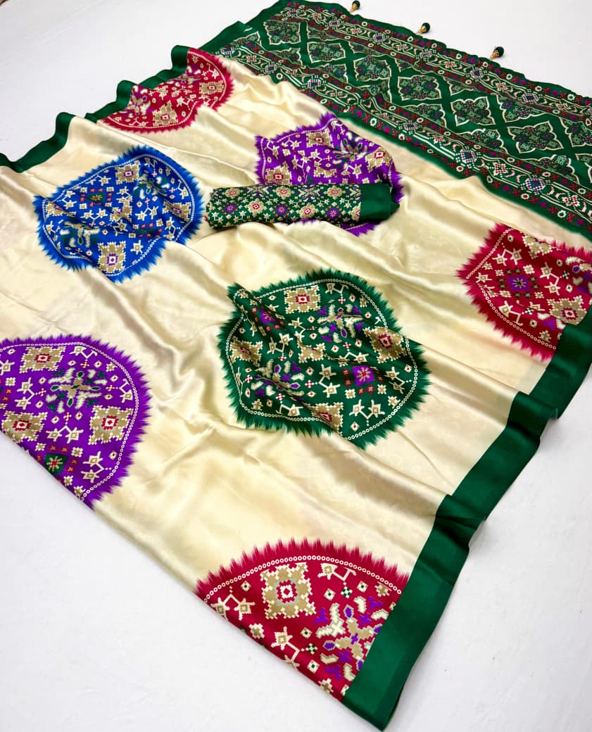 PRINTED BEATIFUL DESING SAREE