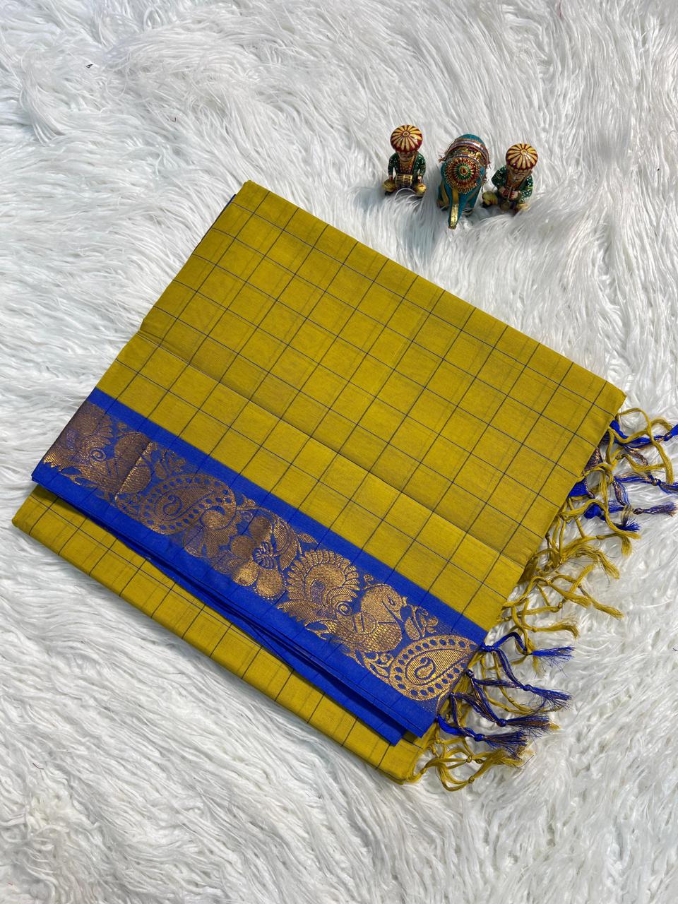 Drape yourself in elegance with our newly launched South pure Cotton saree