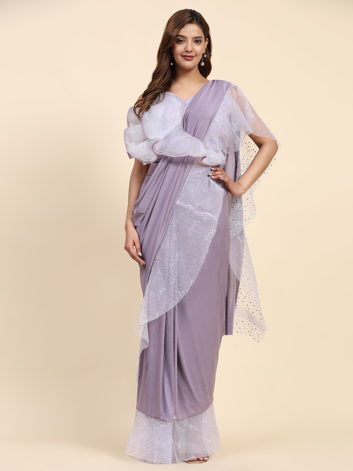 READY TO WEAR SAREES IMPORTED LYCRA